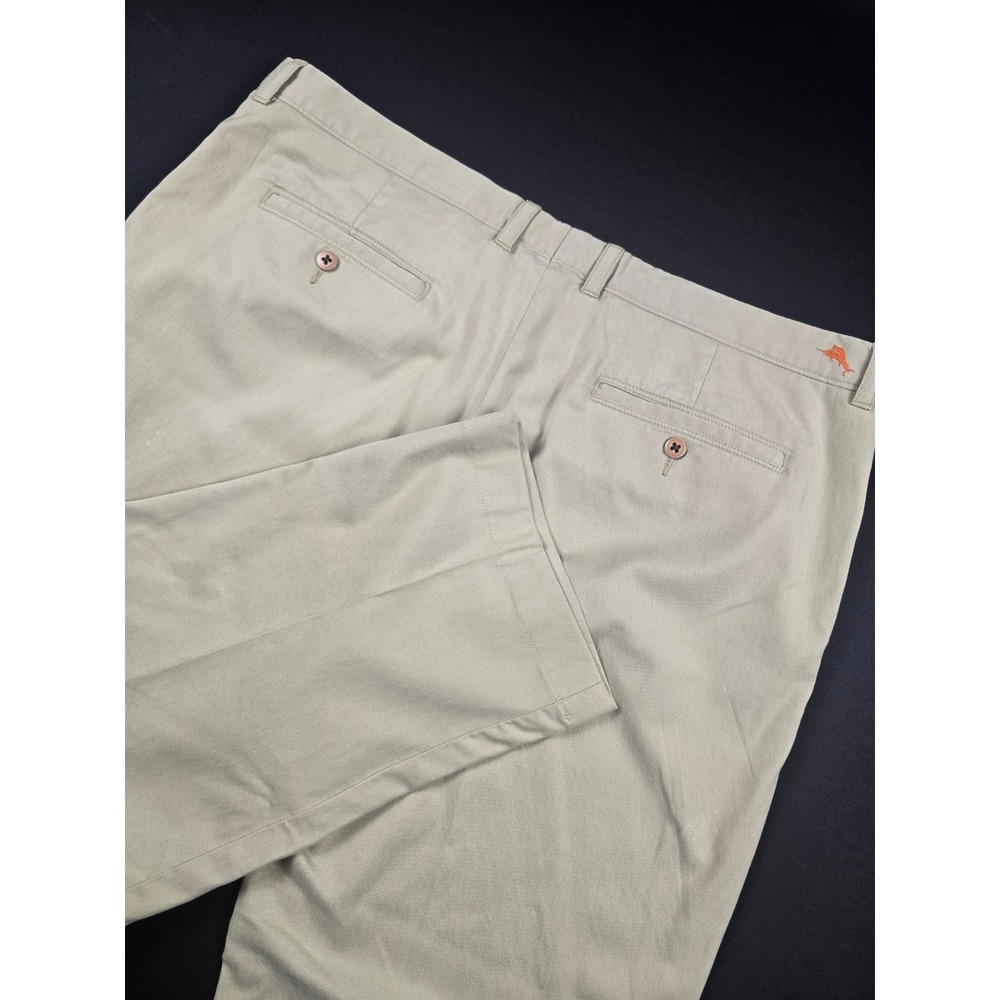 Tommy Bahama Boracay Chino Pants Mens 40x30 Khaki Tan Cotton Tencel Stretch